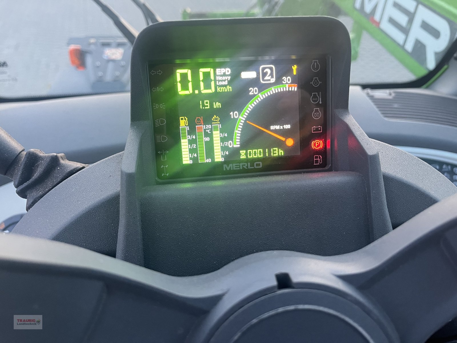 Teleskoplader tip Merlo TF 42.7-116, Gebrauchtmaschine in Mainburg/Wambach (Poză 13)