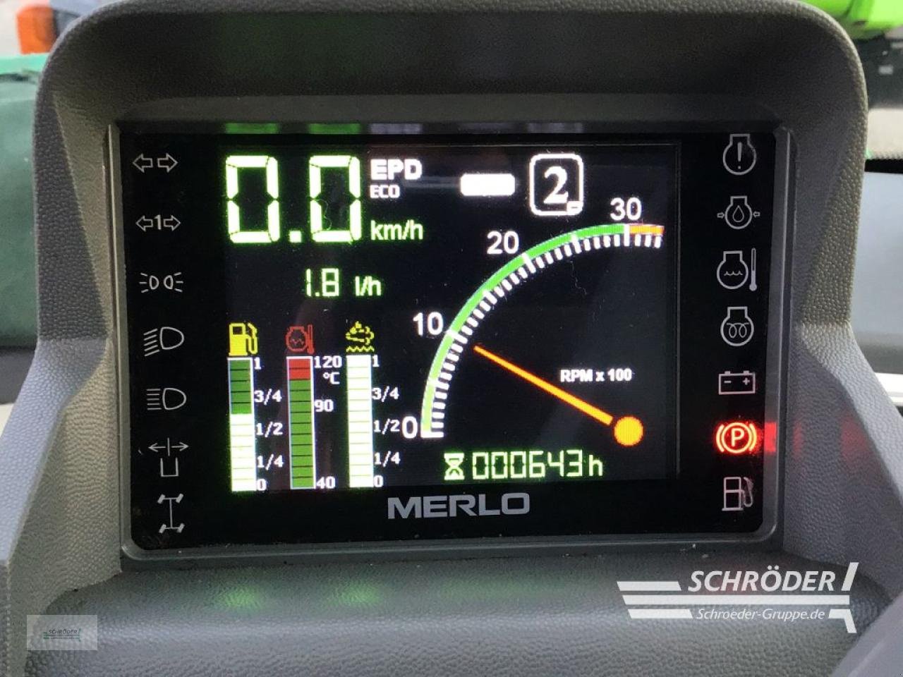 Teleskoplader of the type Merlo TF 42.7 - 116, Gebrauchtmaschine in Penzlin (Picture 10)