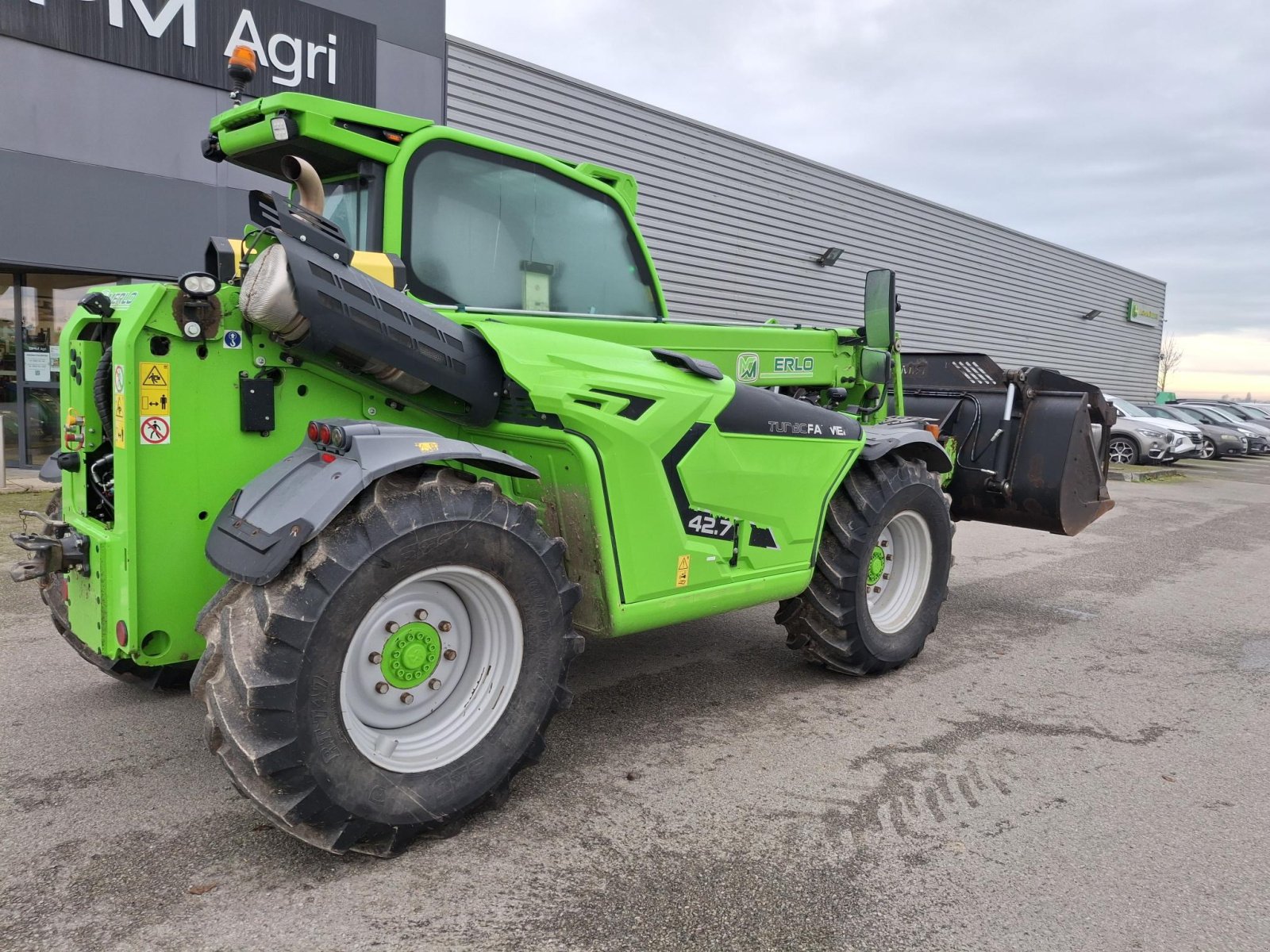 Teleskoplader del tipo Merlo TF 42.7 CVT, Gebrauchtmaschine en Les Touches (Imagen 4)