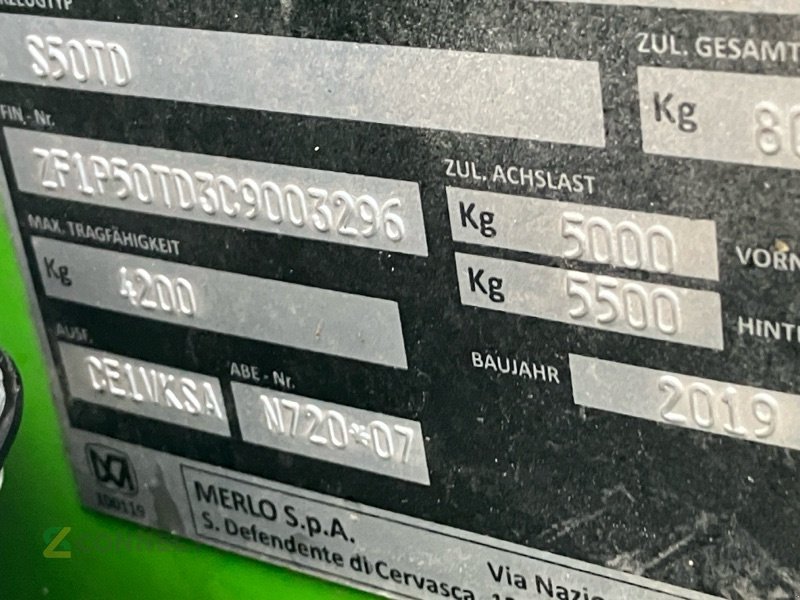 Teleskoplader a típus Merlo TF 42.7, Gebrauchtmaschine ekkor: Hohenseefeld (Kép 4)