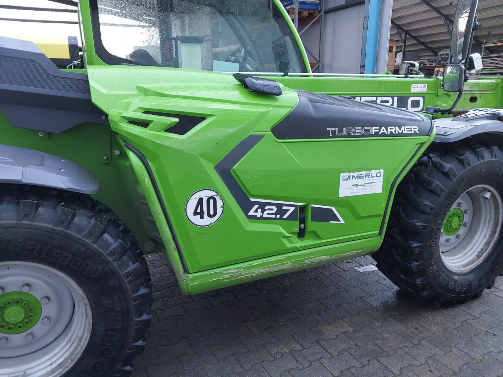 Teleskoplader a típus Merlo TF 42.7, Gebrauchtmaschine ekkor: Stadtbergen (Kép 8)