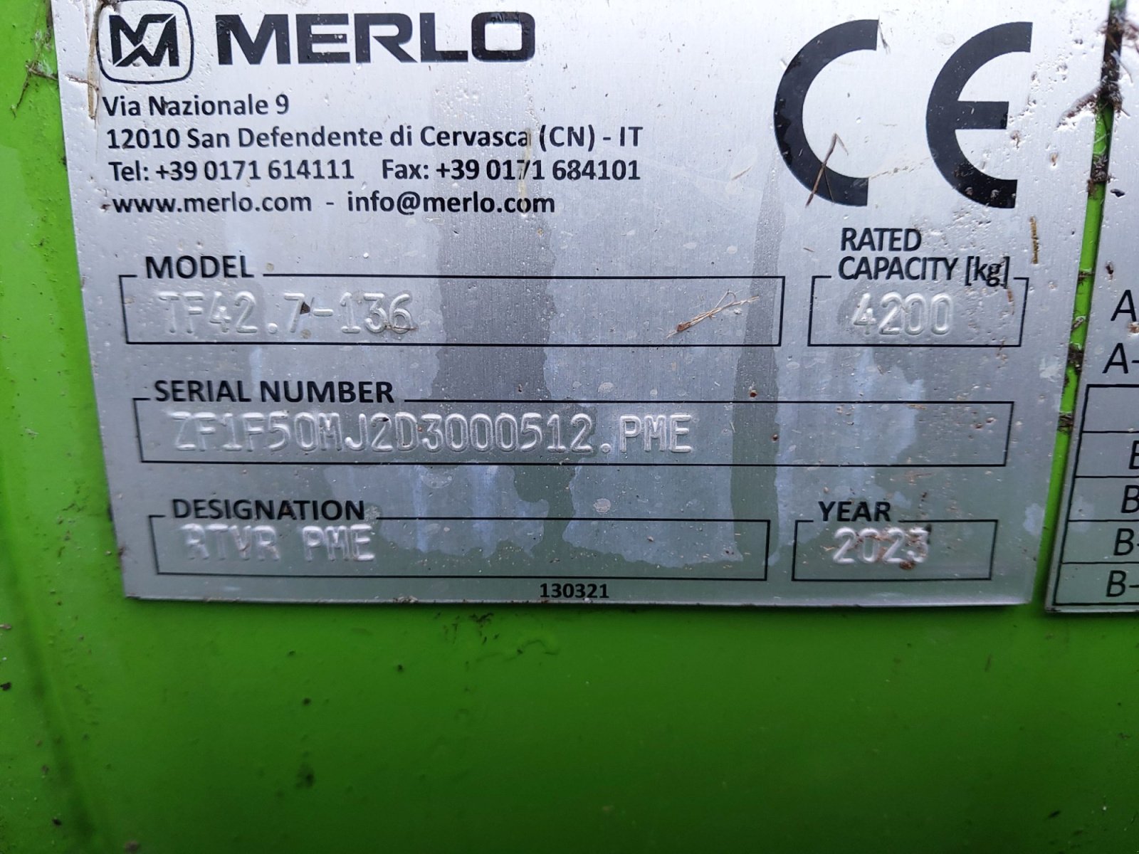 Teleskoplader a típus Merlo TF 42.7, Gebrauchtmaschine ekkor: Stadtbergen (Kép 16)