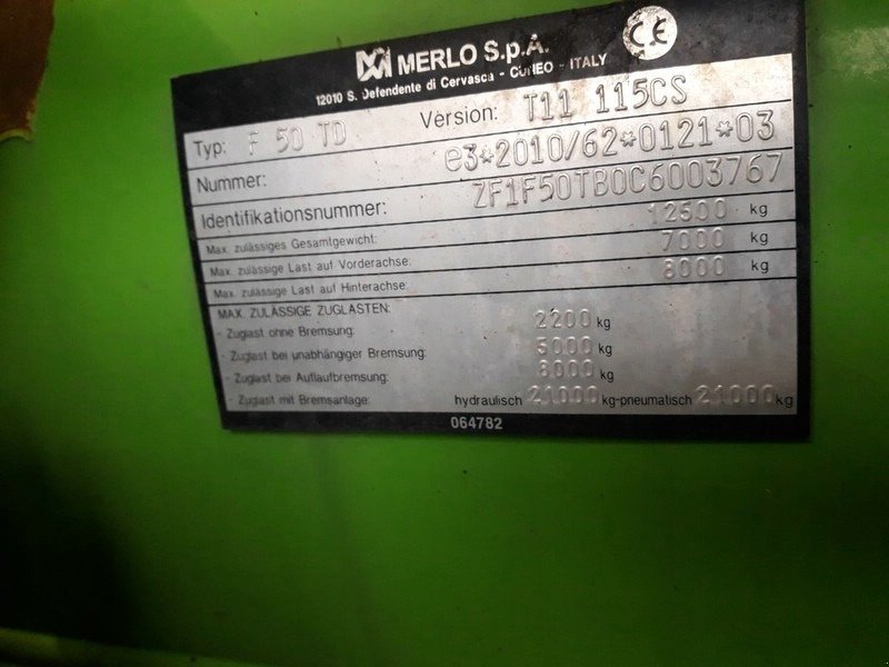 Teleskoplader van het type Merlo TF 45.11, Gebrauchtmaschine in Freiberg (Foto 11)