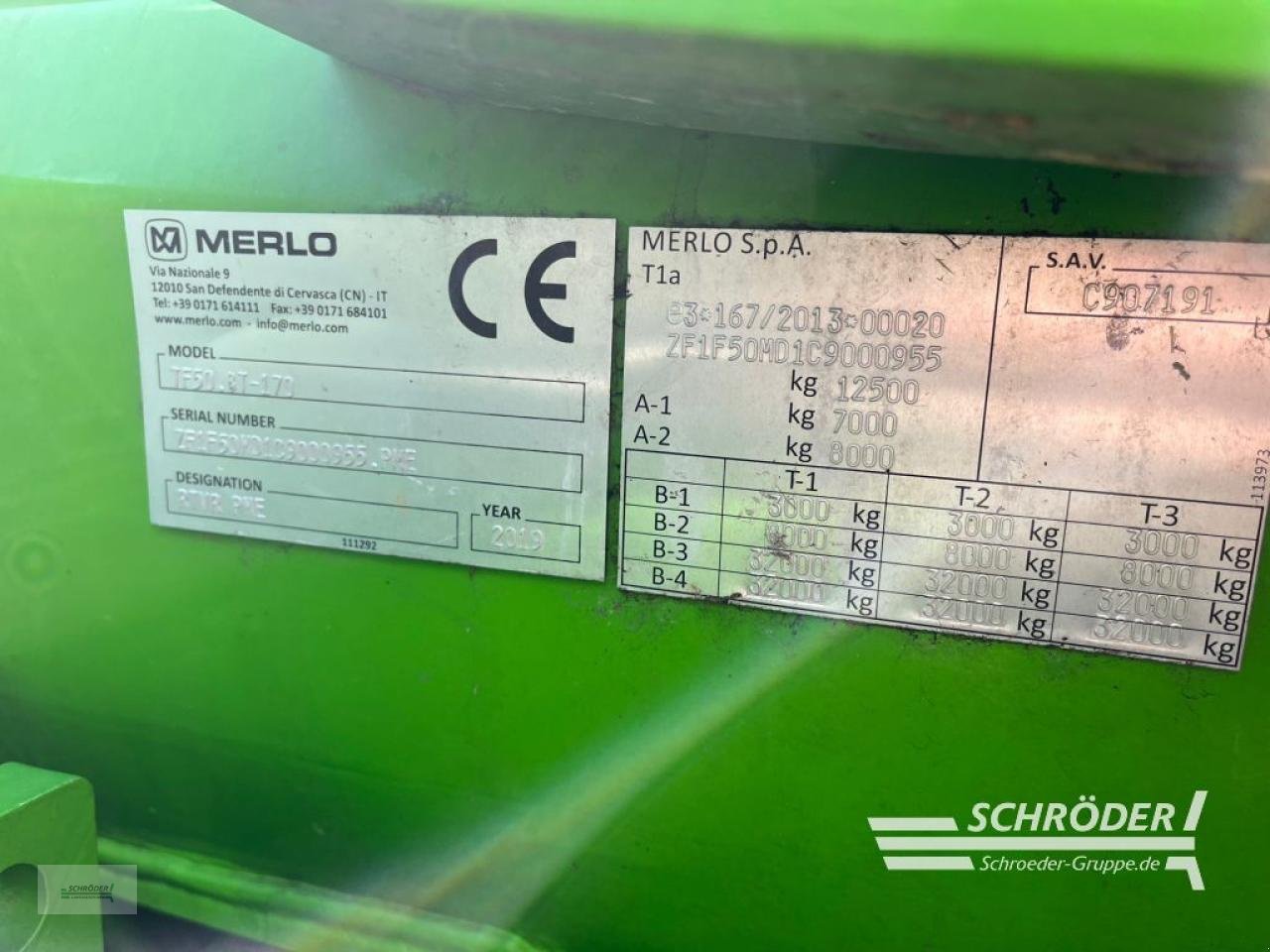 Teleskoplader of the type Merlo TF 50.8 T - 170, Gebrauchtmaschine in Scharrel (Picture 17)