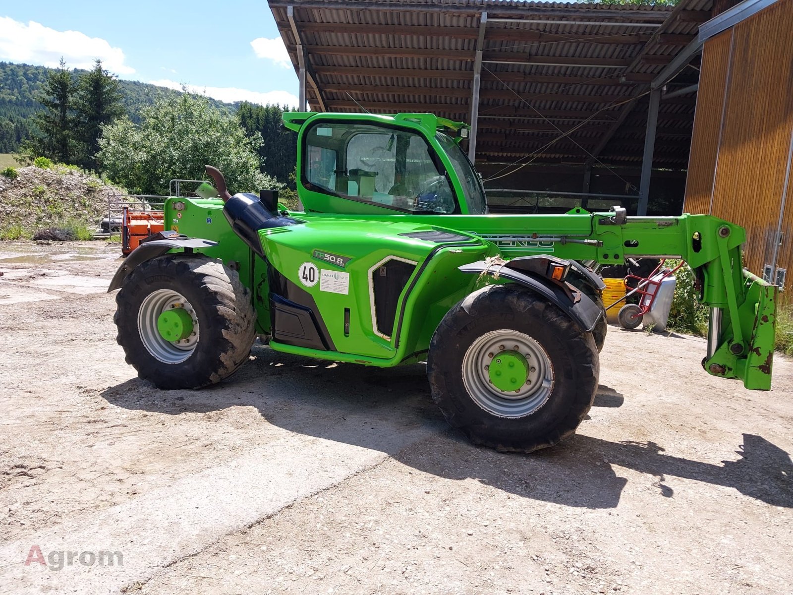 Teleskoplader of the type Merlo TF 50.8 TCS-156, Gebrauchtmaschine in Tieringen (Picture 7)