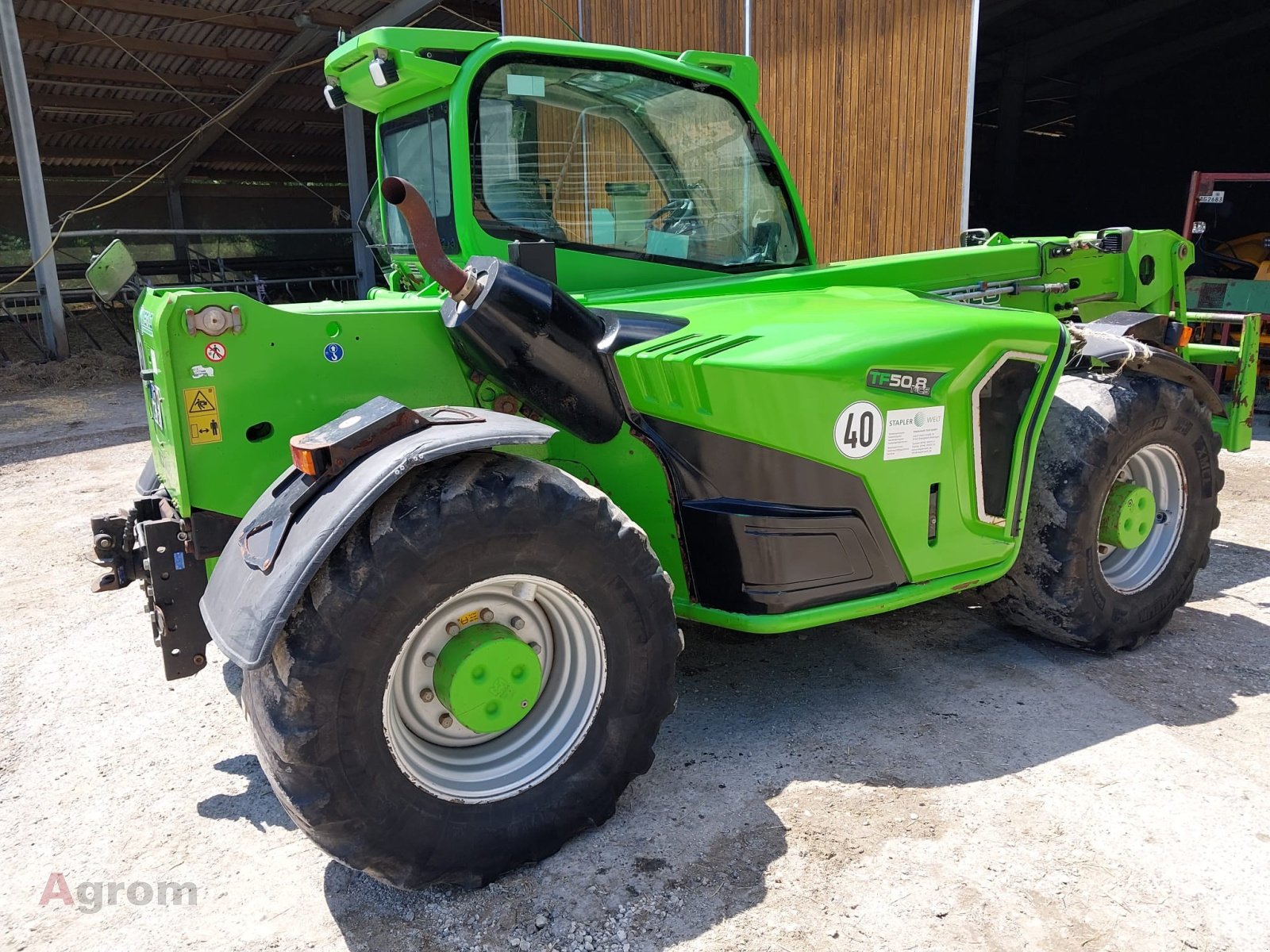 Teleskoplader of the type Merlo TF 50.8 TCS-156, Gebrauchtmaschine in Tieringen (Picture 11)