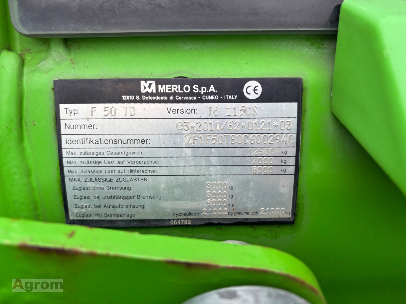 Teleskoplader van het type Merlo TF 50.8 TCS-156, Gebrauchtmaschine in Meißenheim-Kürzell (Foto 16)