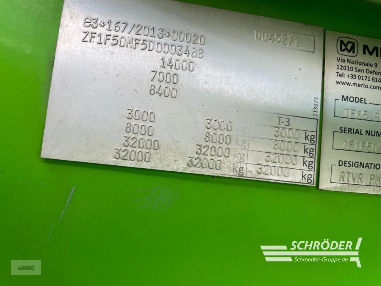Teleskoplader vrste Merlo TF 65.9 TCS - 170 CVTRONIC, Gebrauchtmaschine v Wildeshausen (Slika 20)