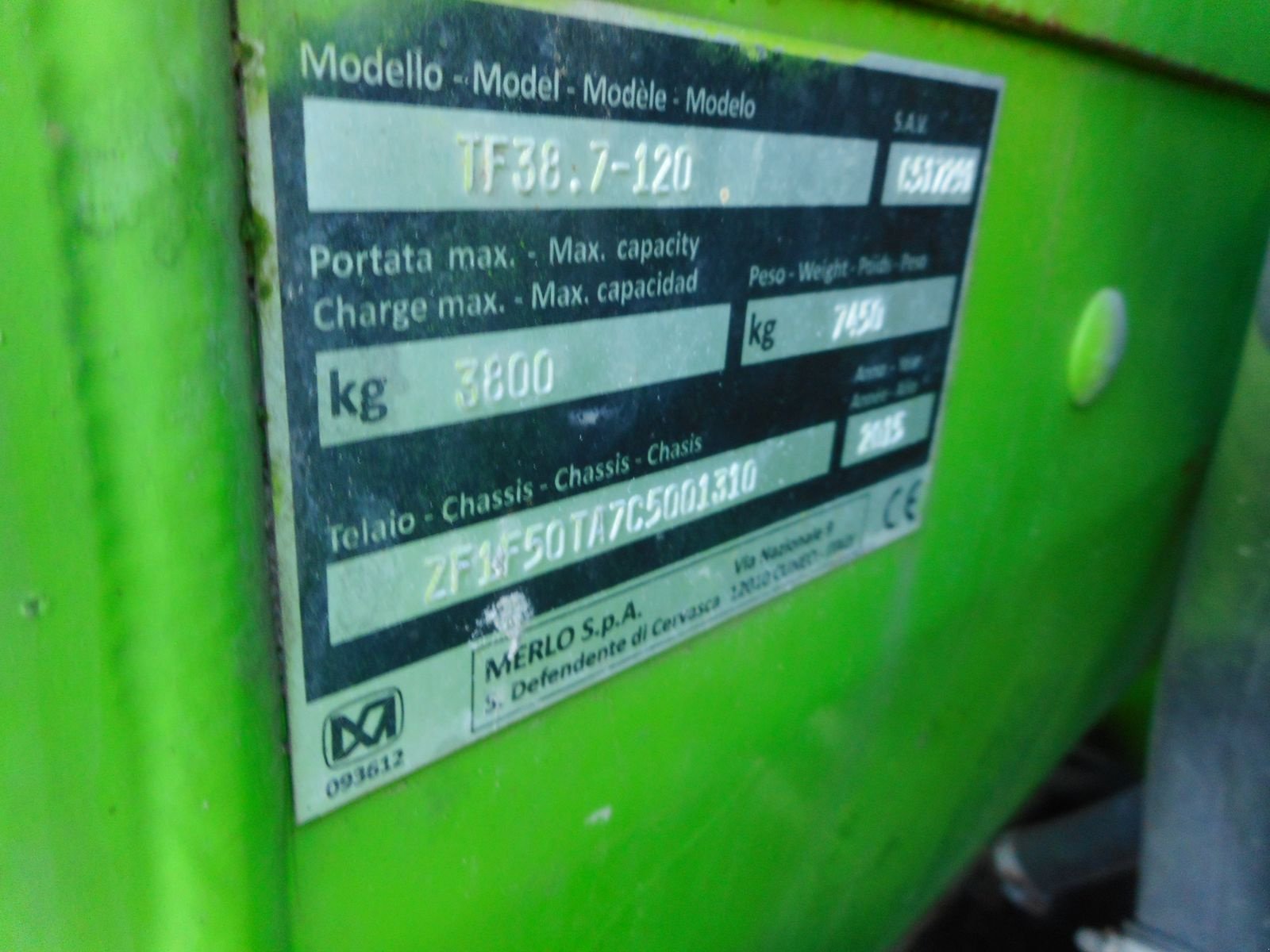 Teleskoplader des Typs Merlo TF38.7-120 40km/h ( 3,8t - 7m ), Gebrauchtmaschine in St. Nikolai ob Draßling (Bild 8)