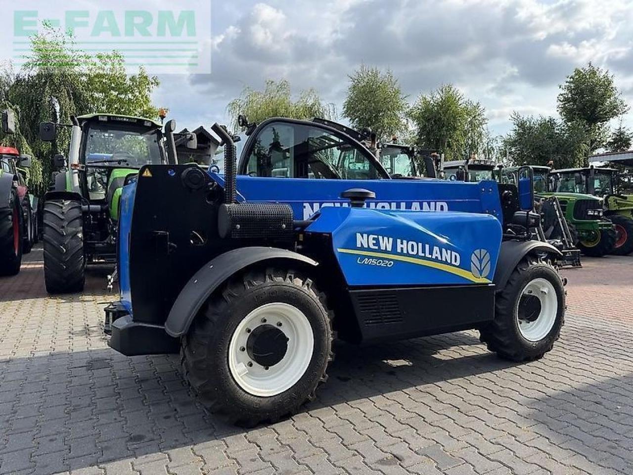 Teleskoplader des Typs New Holland lm 5020, Gebrauchtmaschine in DAMAS?AWEK (Bild 5)
