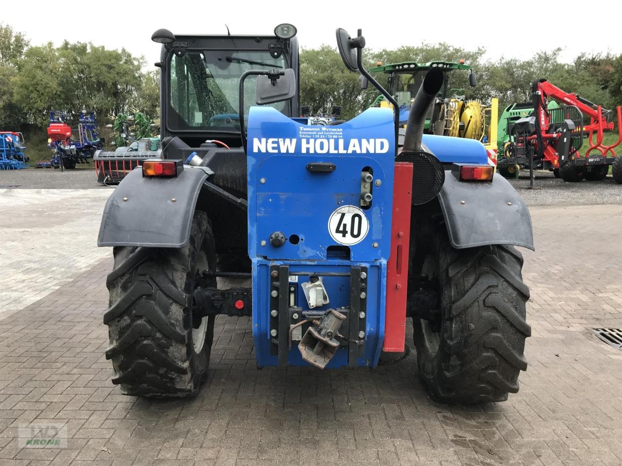 Teleskoplader des Typs New Holland LM 7.42 Elite, Gebrauchtmaschine in Alt-Mölln (Bild 5)