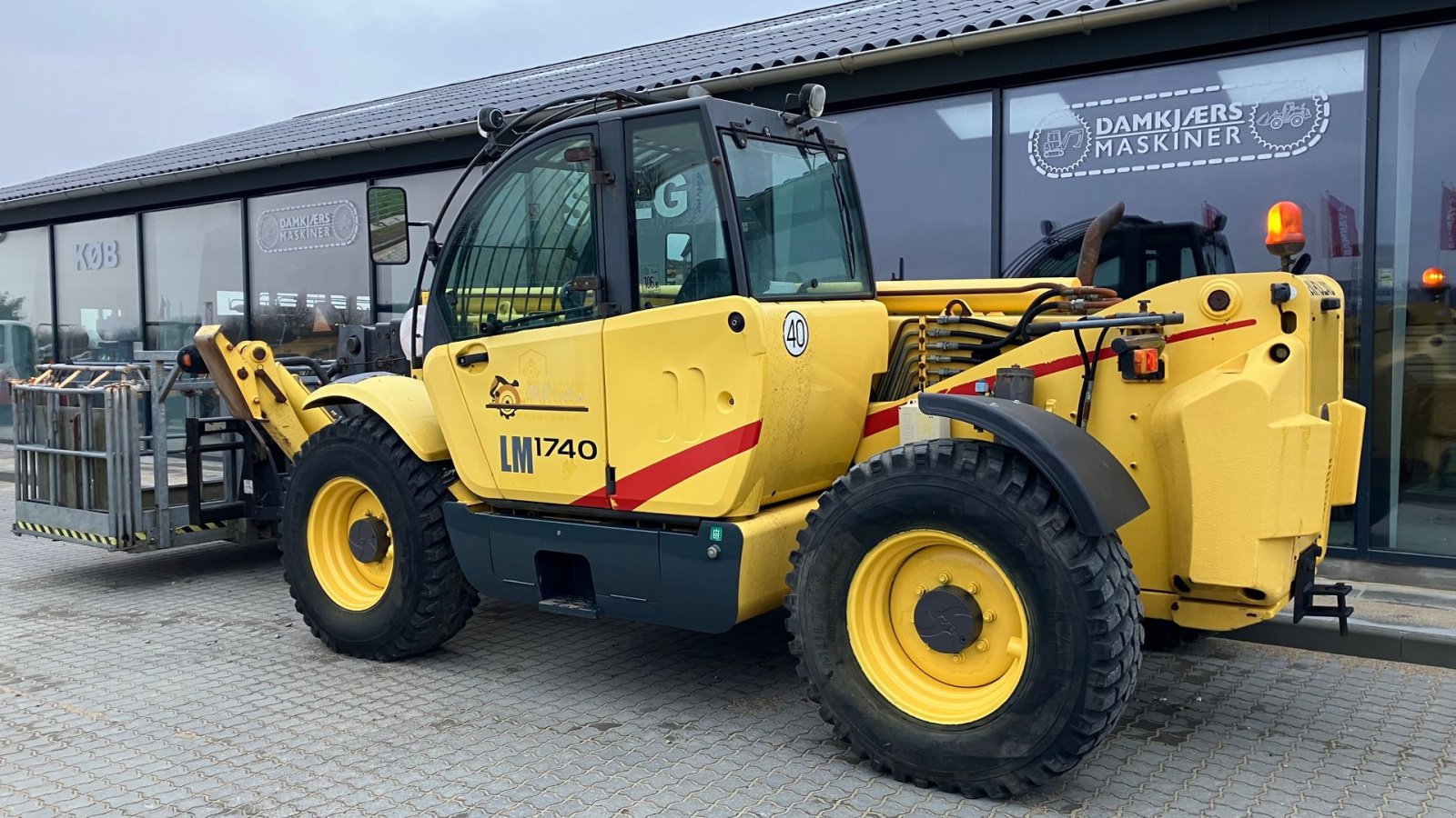 Teleskoplader типа New Holland LM1740 NEW HOLLAND LM1740, Gebrauchtmaschine в Horsens (Фотография 4)