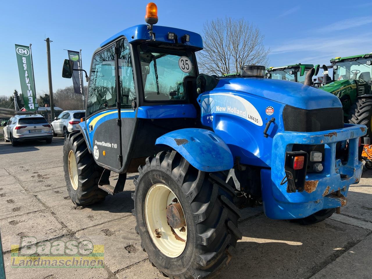 Teleskoplader типа New Holland LM435 A PowerShuttle 110, Gebrauchtmaschine в Holthof (Фотография 9)