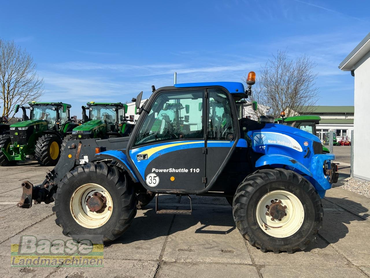 Teleskoplader типа New Holland LM435 A PowerShuttle 110, Gebrauchtmaschine в Holthof (Фотография 10)