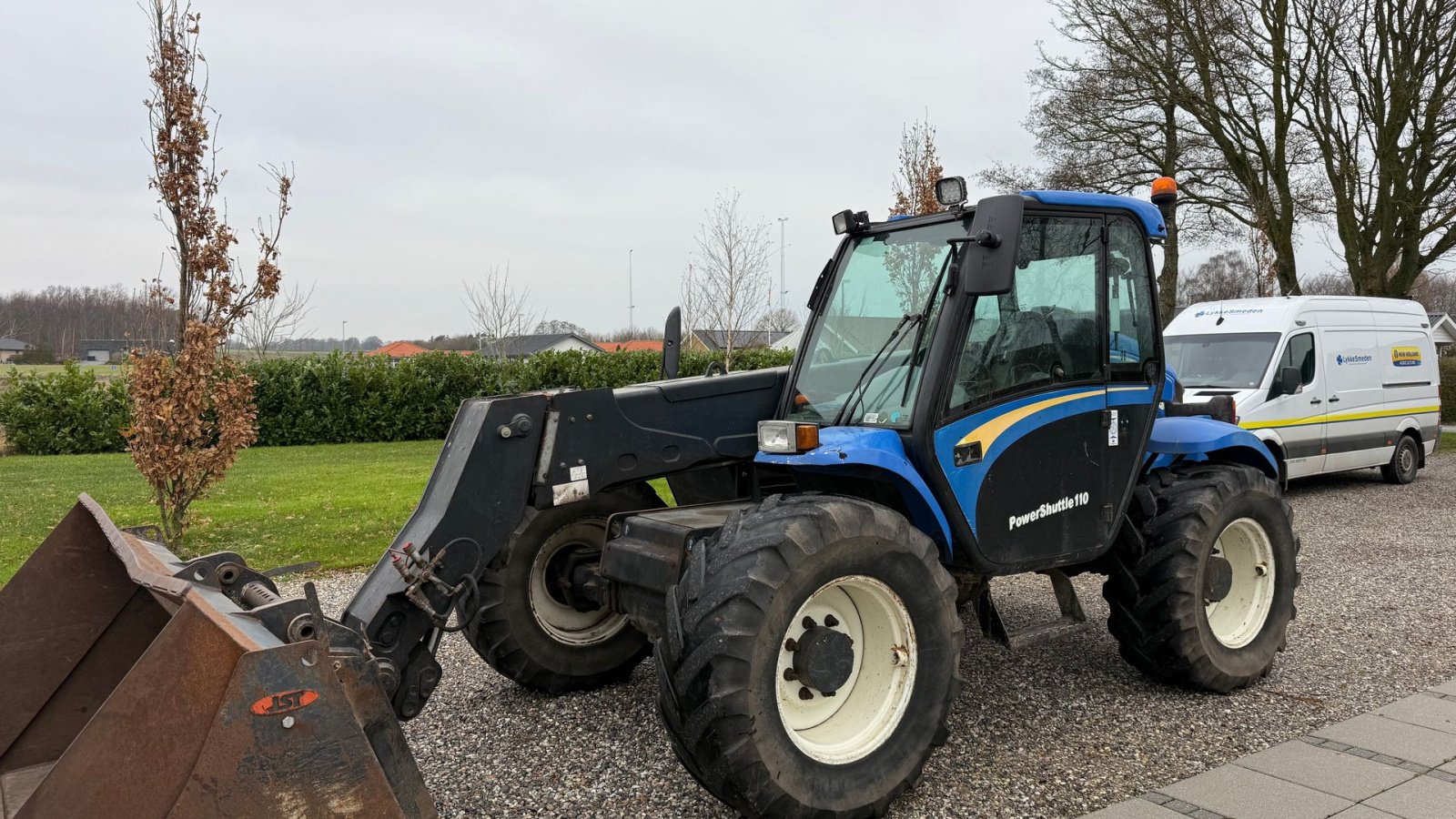 Teleskoplader от тип New Holland LM435A, Gebrauchtmaschine в Gjerlev J. (Снимка 1)