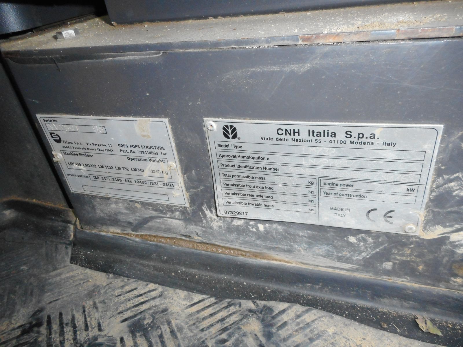 Teleskoplader of the type New Holland LM732 mit Schaufel und Gabel, Gebrauchtmaschine in St. Nikolai ob Draßling (Picture 12)