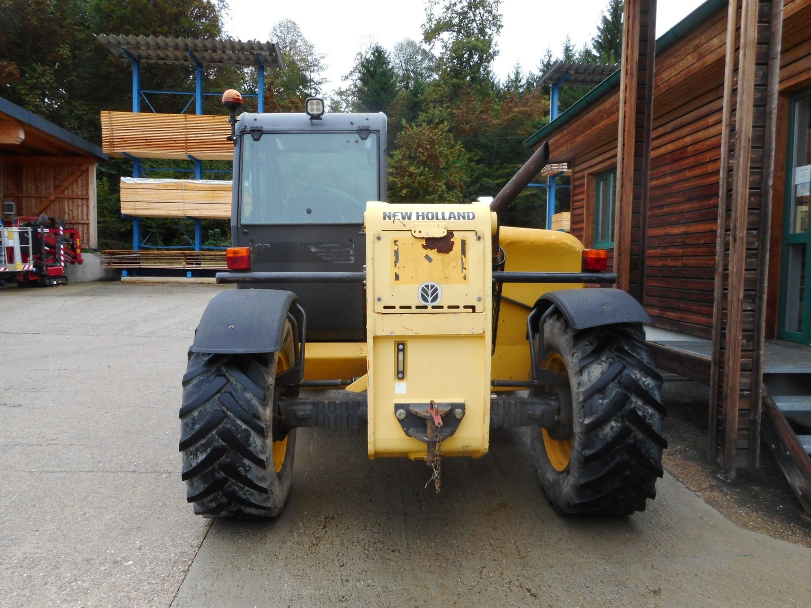 Teleskoplader of the type New Holland LM732 mit Schaufel und Gabel, Gebrauchtmaschine in St. Nikolai ob Draßling (Picture 3)