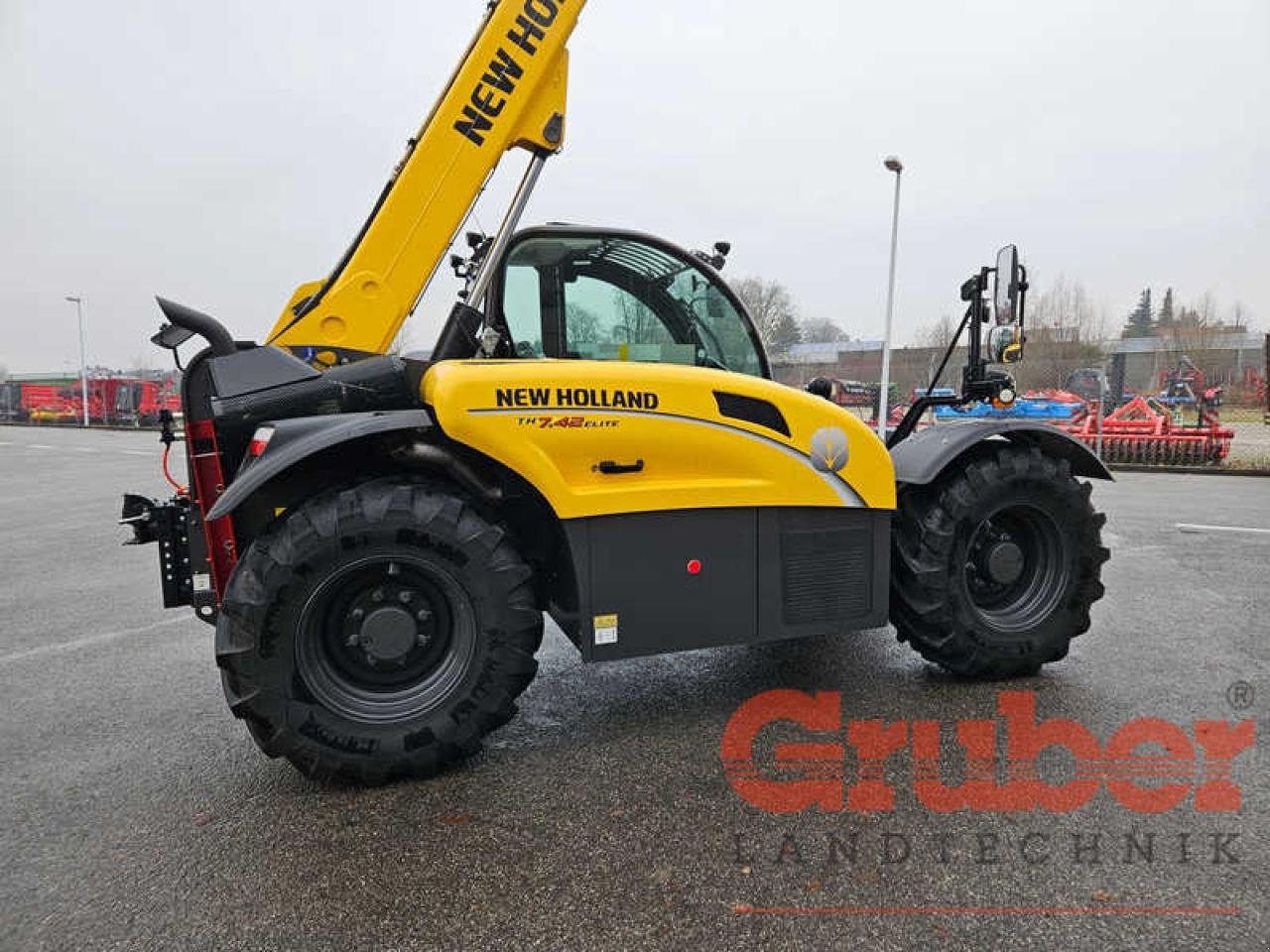 Teleskoplader tip New Holland TH 7.42 Elite, Gebrauchtmaschine in Ampfing (Poză 9)