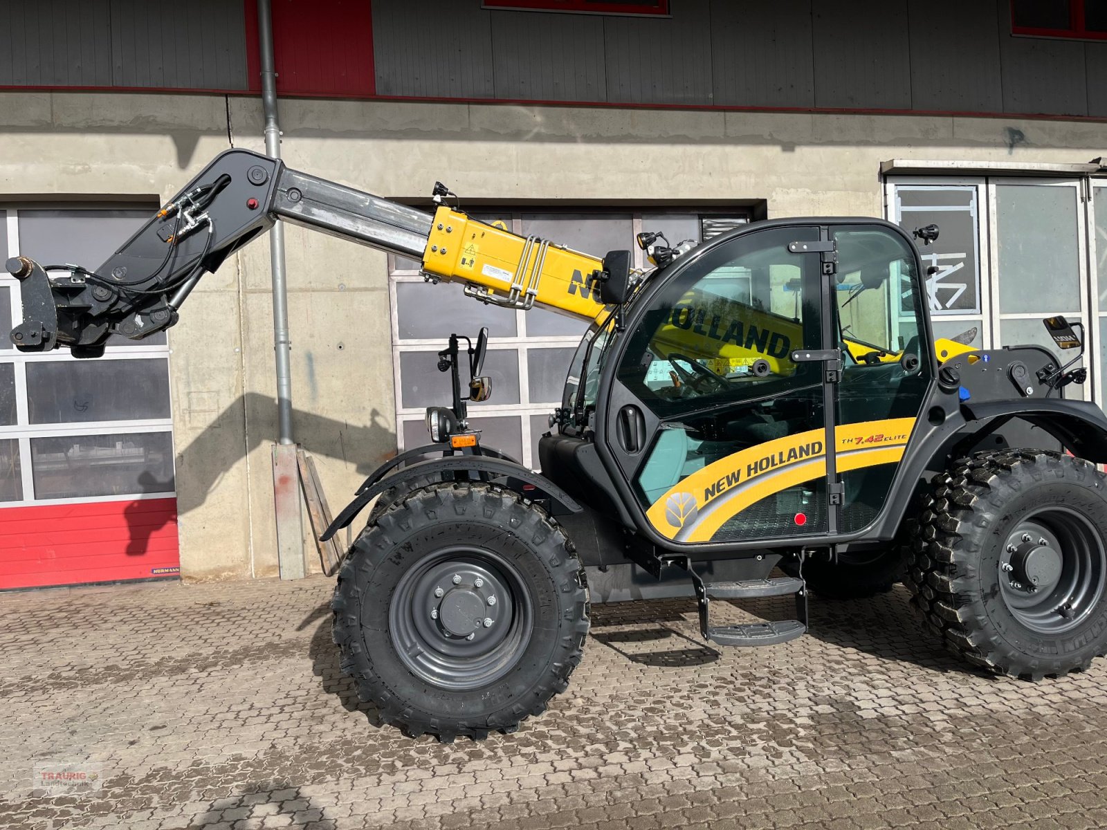 Teleskoplader от тип New Holland TH 7.42 Elite, Gebrauchtmaschine в Mainburg/Wambach (Снимка 21)