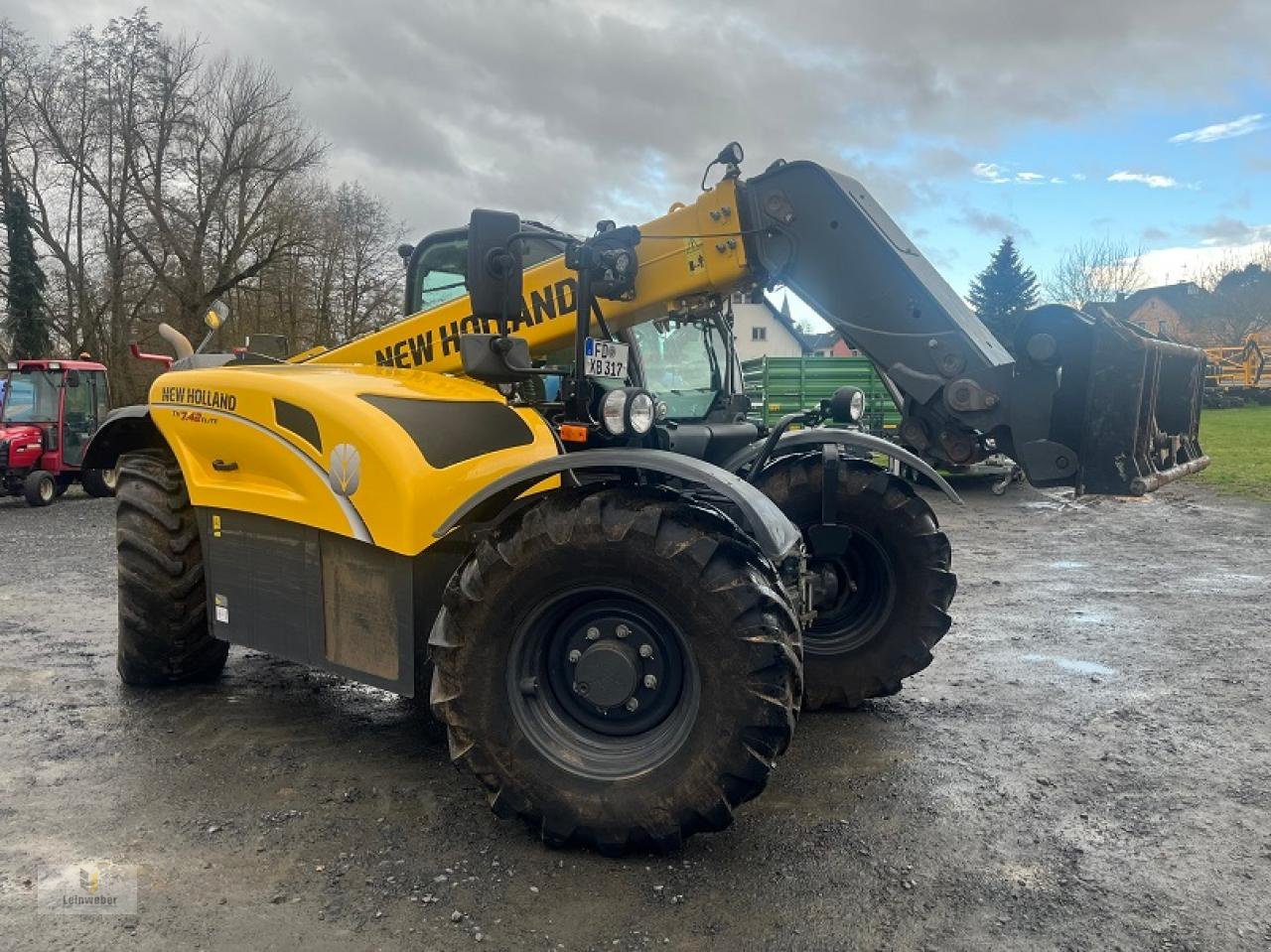 Teleskoplader tip New Holland TH 7.42 Elite, Gebrauchtmaschine in Neuhof - Dorfborn (Poză 2)