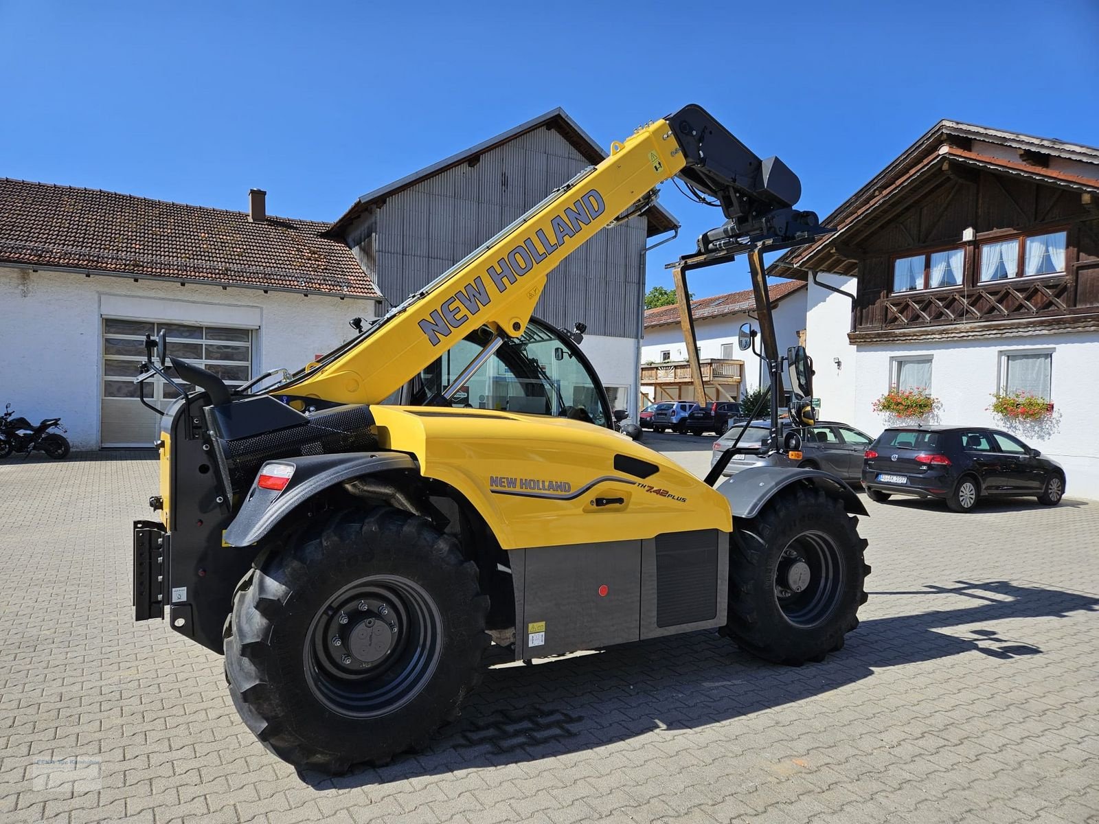 Teleskoplader typu New Holland TH 7.42 Plus, Gebrauchtmaschine v Erlbach (Obrázek 10)