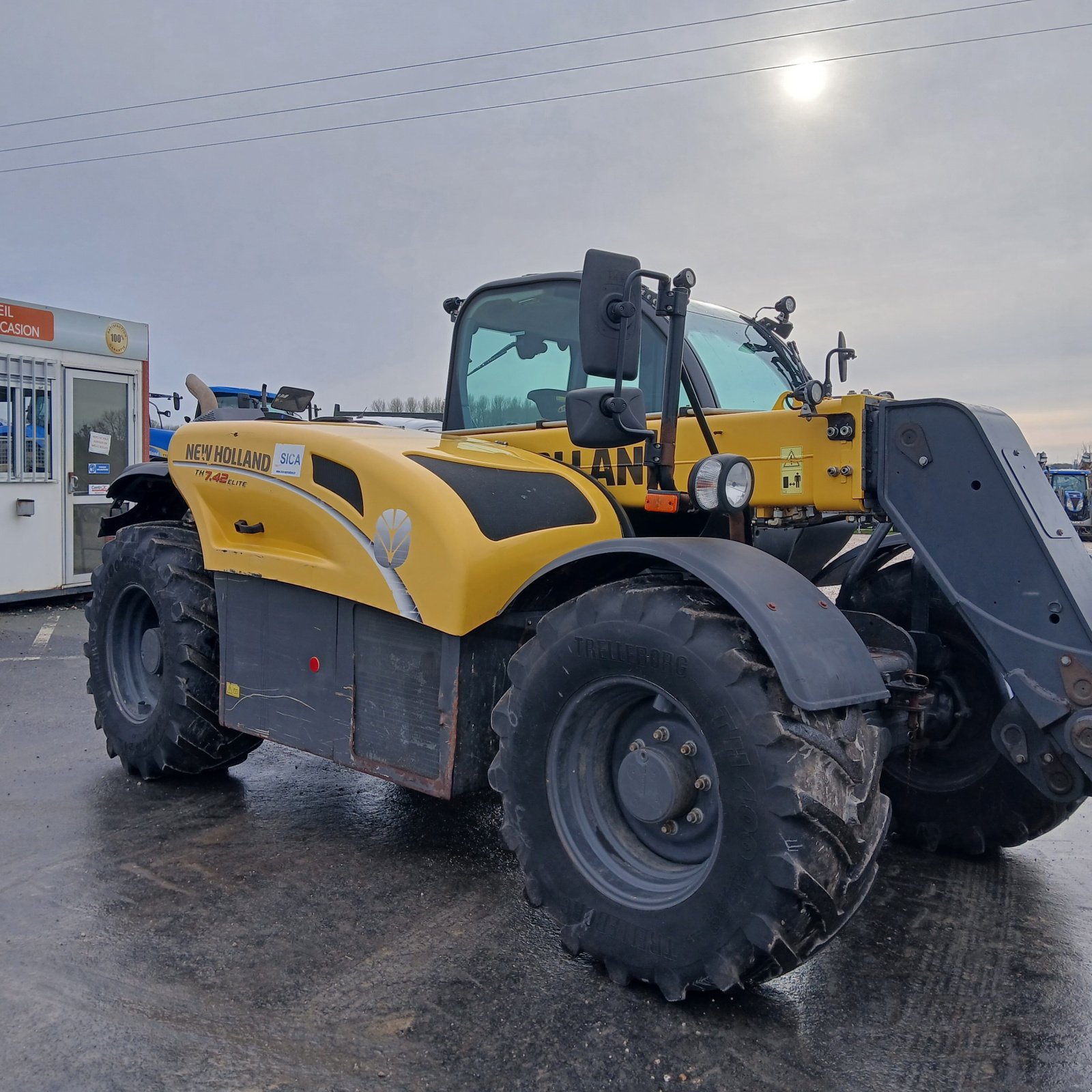 Teleskoplader a típus New Holland TH7.42, Gebrauchtmaschine ekkor: HERLIN LE SEC (Kép 1)