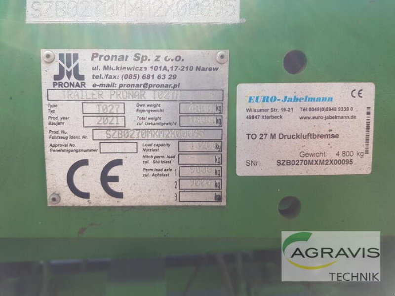 Teleskoplader του τύπου PRONAR T027M, Gebrauchtmaschine σε Nartum (Φωτογραφία 4)
