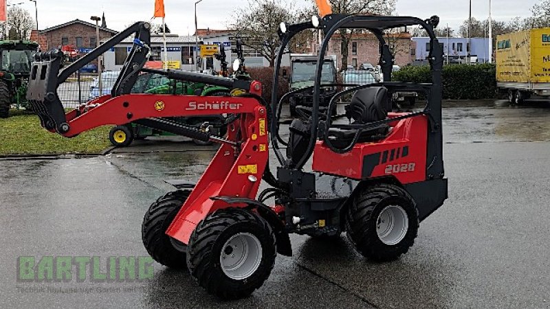 Teleskoplader of the type Schäffer 2028-2, Neumaschine in Versmold (Picture 1)