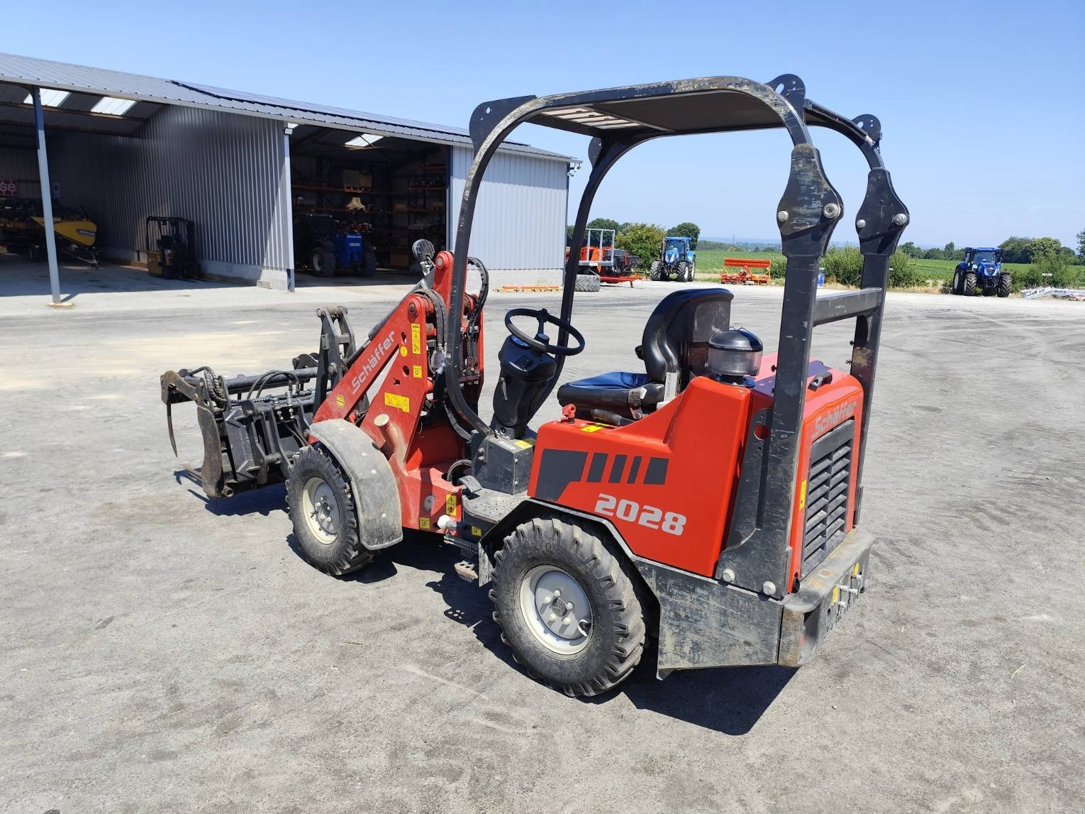 Teleskoplader от тип Schäffer 2028, Gebrauchtmaschine в Le Horps (Снимка 5)