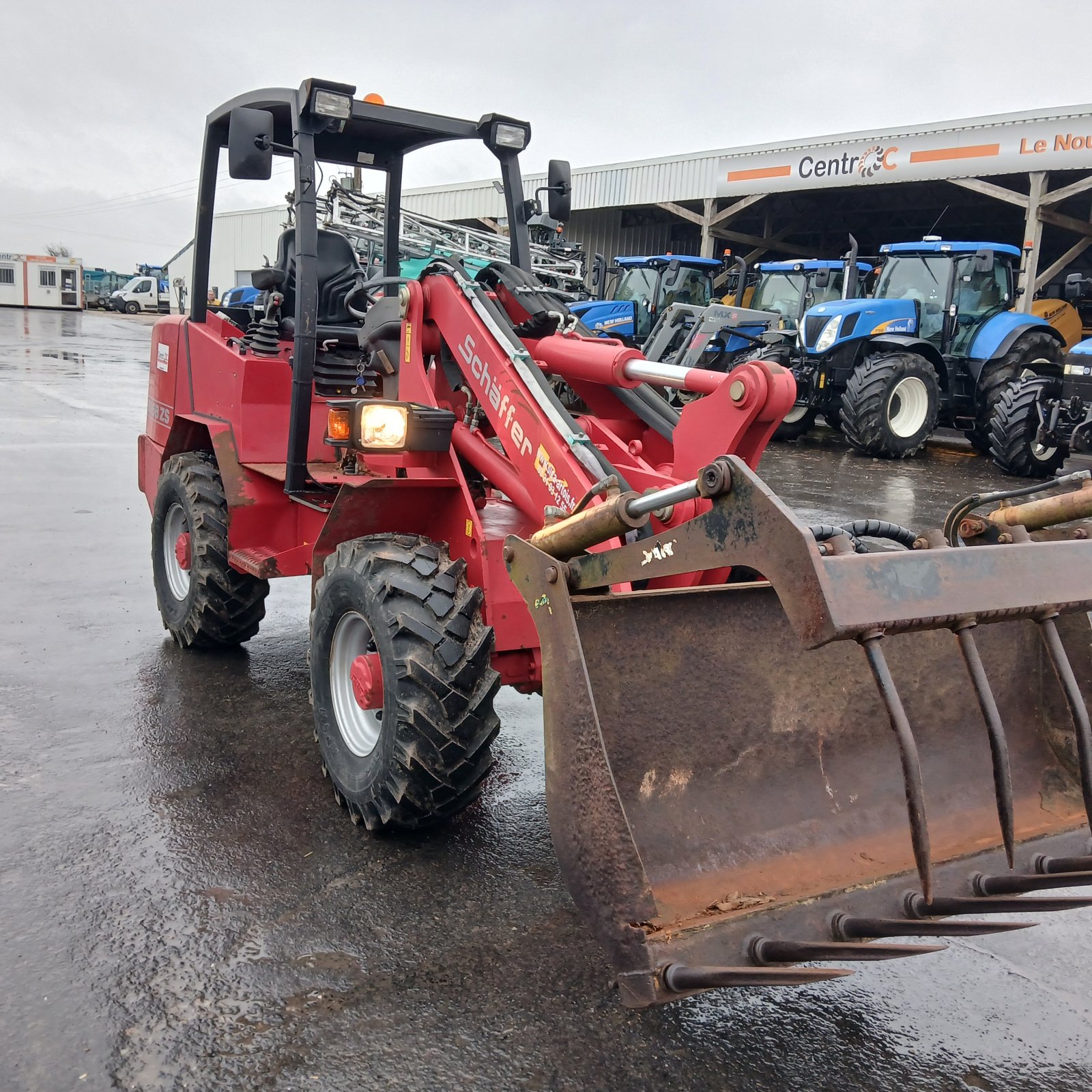 Teleskoplader a típus Schäffer 5058 ZS, Gebrauchtmaschine ekkor: HERLIN LE SEC (Kép 1)