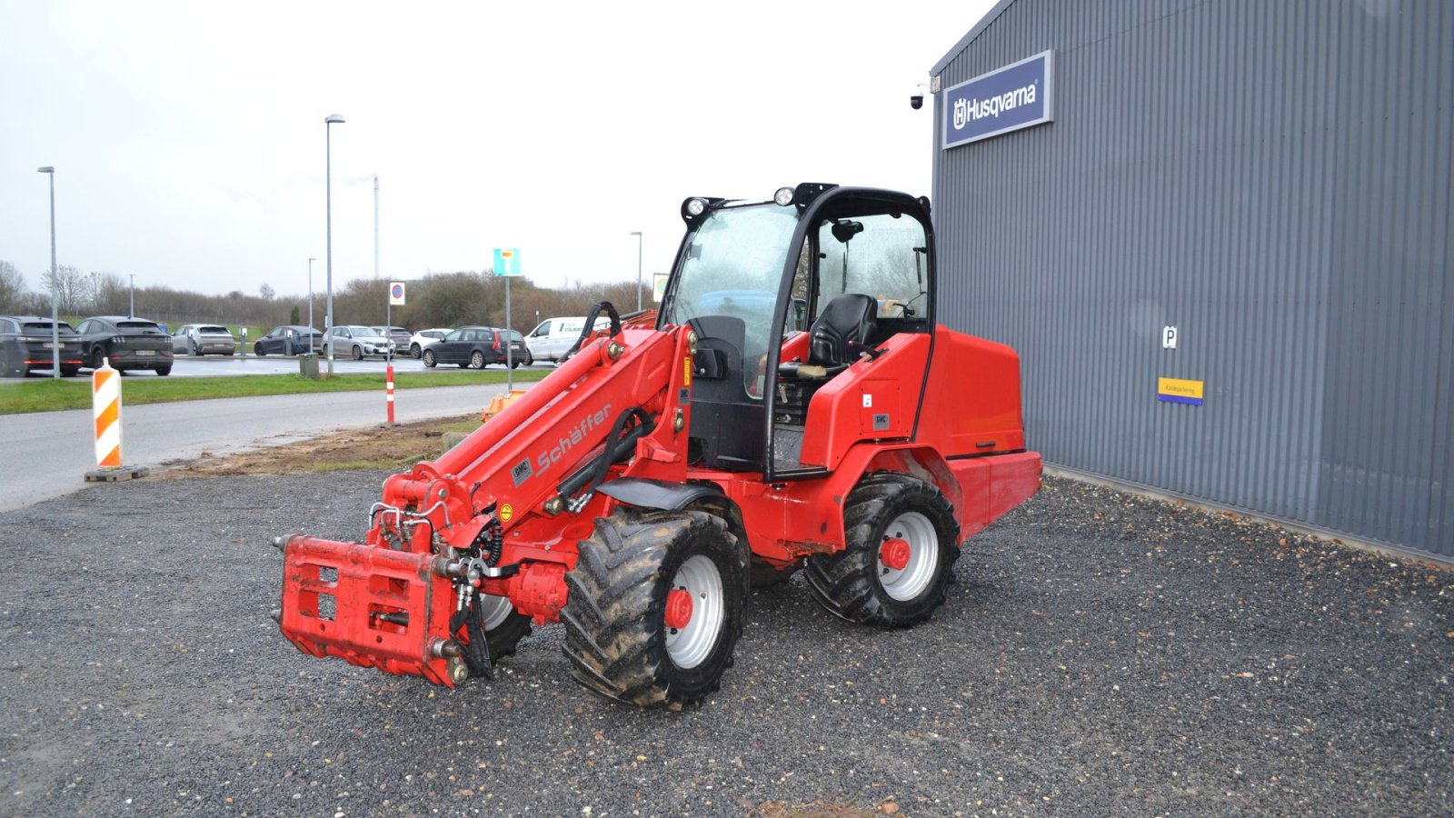 Teleskoplader du type Schäffer 5680T, Gebrauchtmaschine en Glamsbjerg (Photo 4)