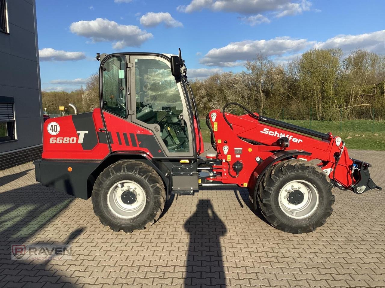 Teleskoplader del tipo Schäffer 6680T-3, Neumaschine In Sulingen (Immagine 9)