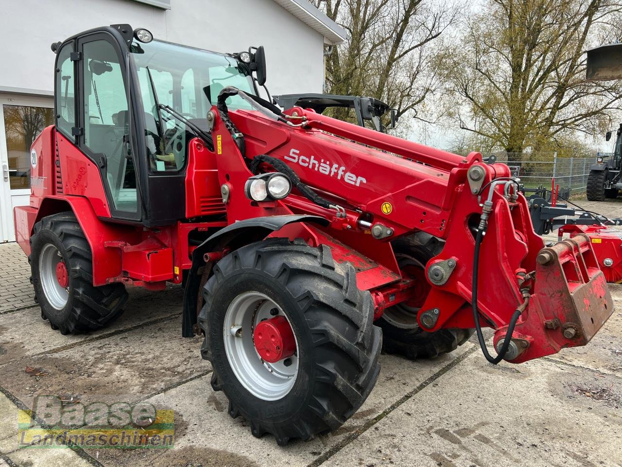 Teleskoplader del tipo Schäffer 8090T Kabine Teleskopradlader Weidemann-HV, Gebrauchtmaschine In Holthof (Immagine 3)