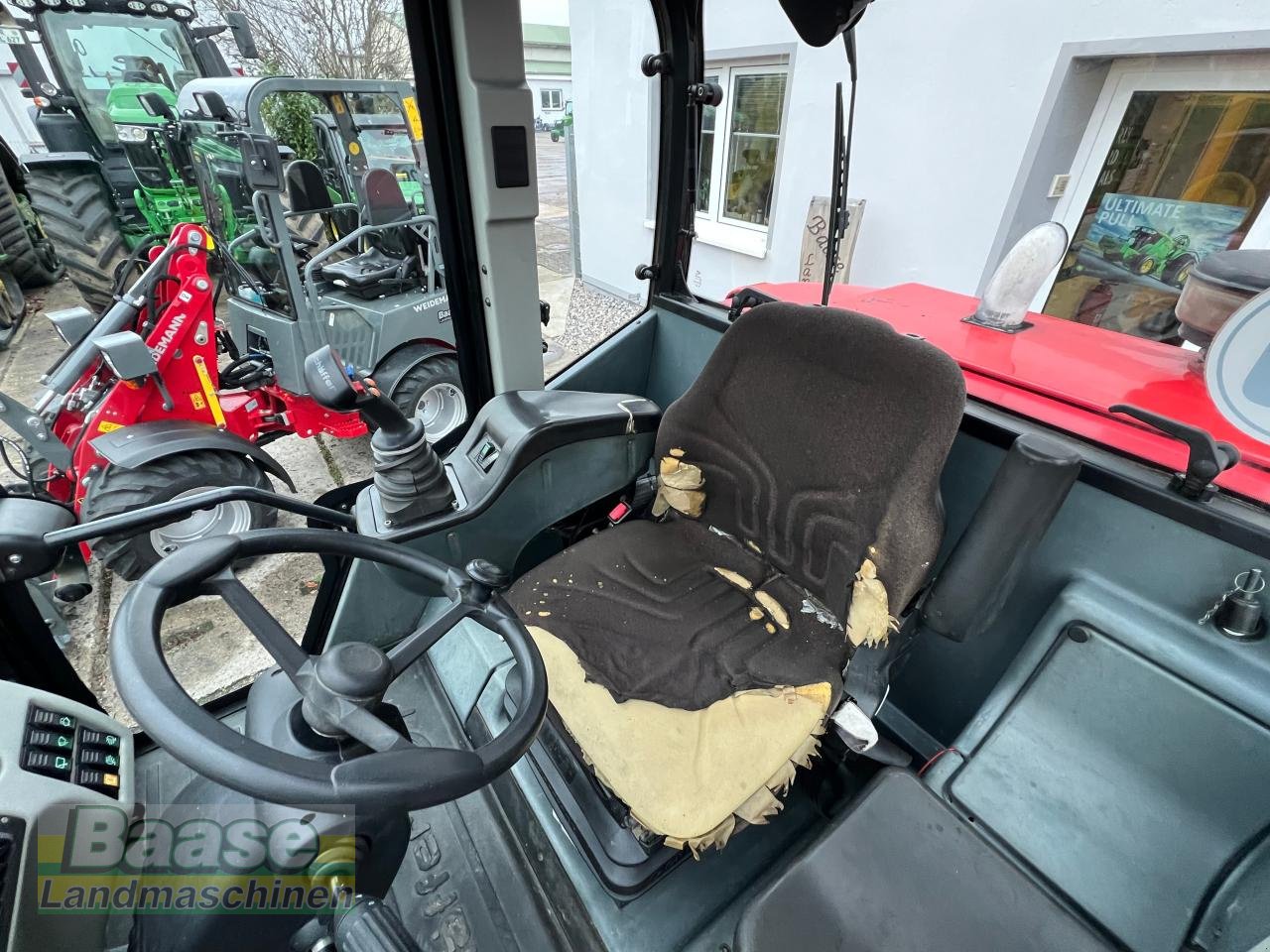 Teleskoplader del tipo Schäffer 8090T Kabine Teleskopradlader Weidemann-HV, Gebrauchtmaschine In Holthof (Immagine 11)