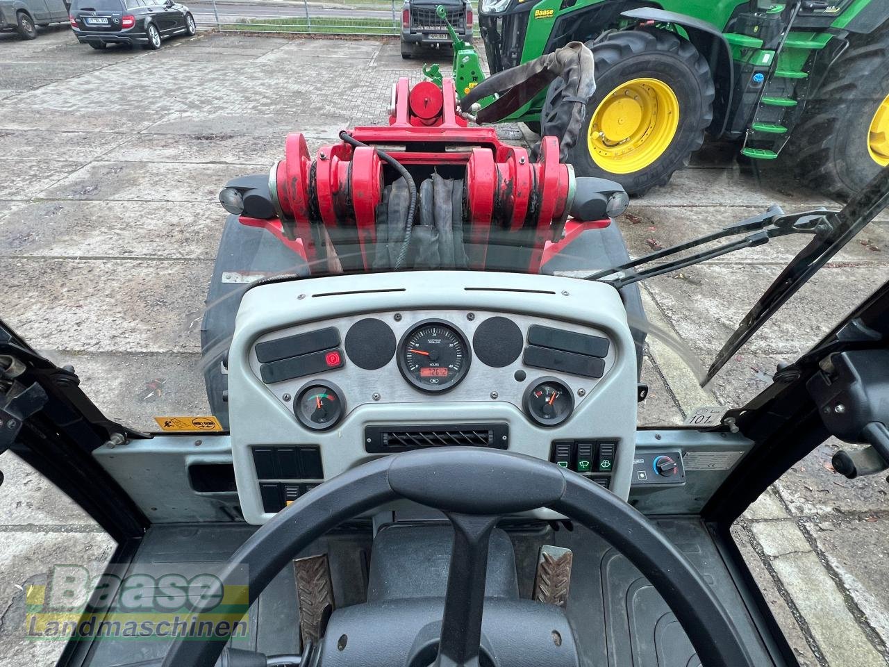 Teleskoplader del tipo Schäffer 8090T Kabine Teleskopradlader Weidemann-HV, Gebrauchtmaschine In Holthof (Immagine 14)