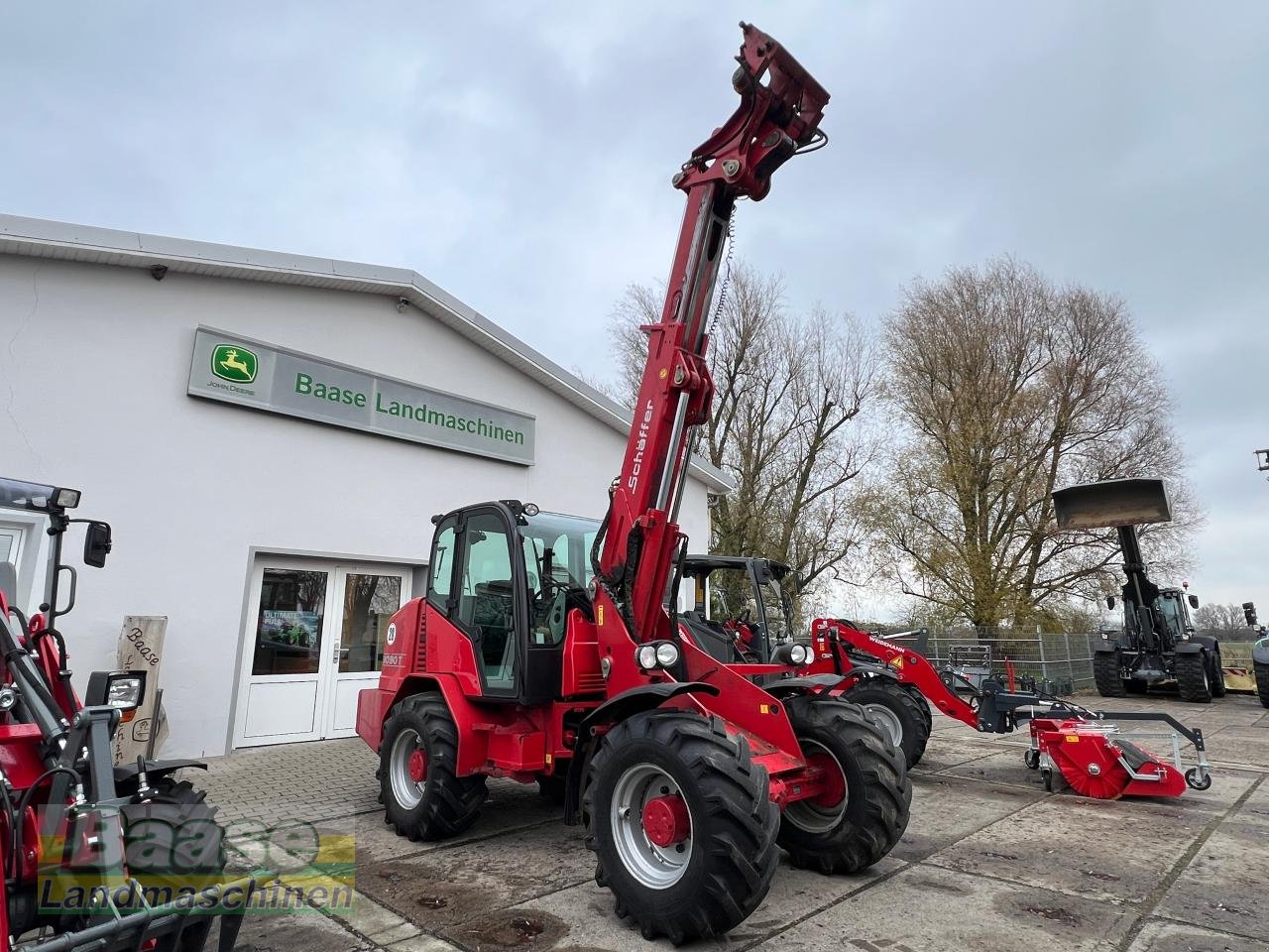 Teleskoplader del tipo Schäffer 8090T Kabine Teleskopradlader Weidemann-HV, Gebrauchtmaschine In Holthof (Immagine 21)