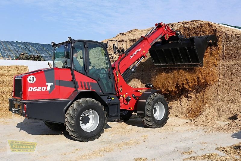 Teleskoplader от тип Schäffer 8620 T alte Kabine sofort verfügbar, Neumaschine в Neuenkirchen-Vinte (Снимка 1)