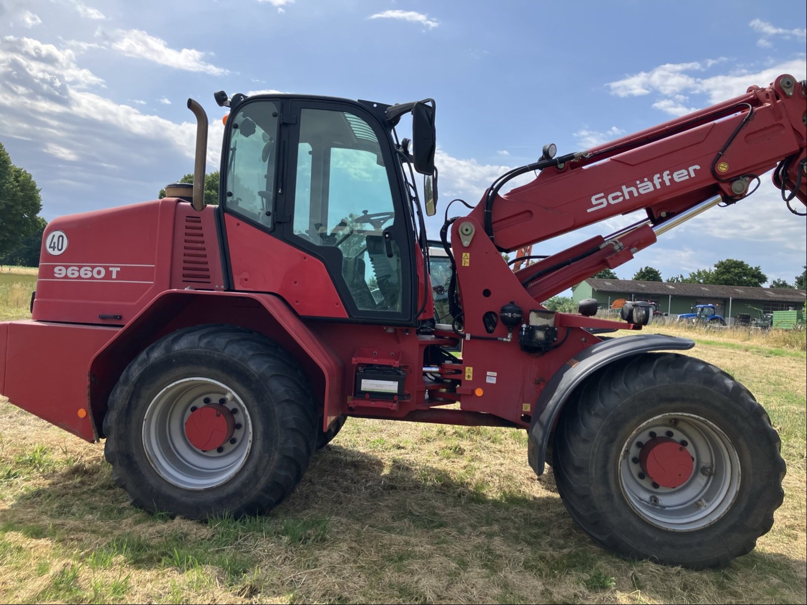 Teleskoplader typu Schäffer 9660 T mit SCV-Kabine, Gebrauchtmaschine v Wittingen (Obrázek 4)
