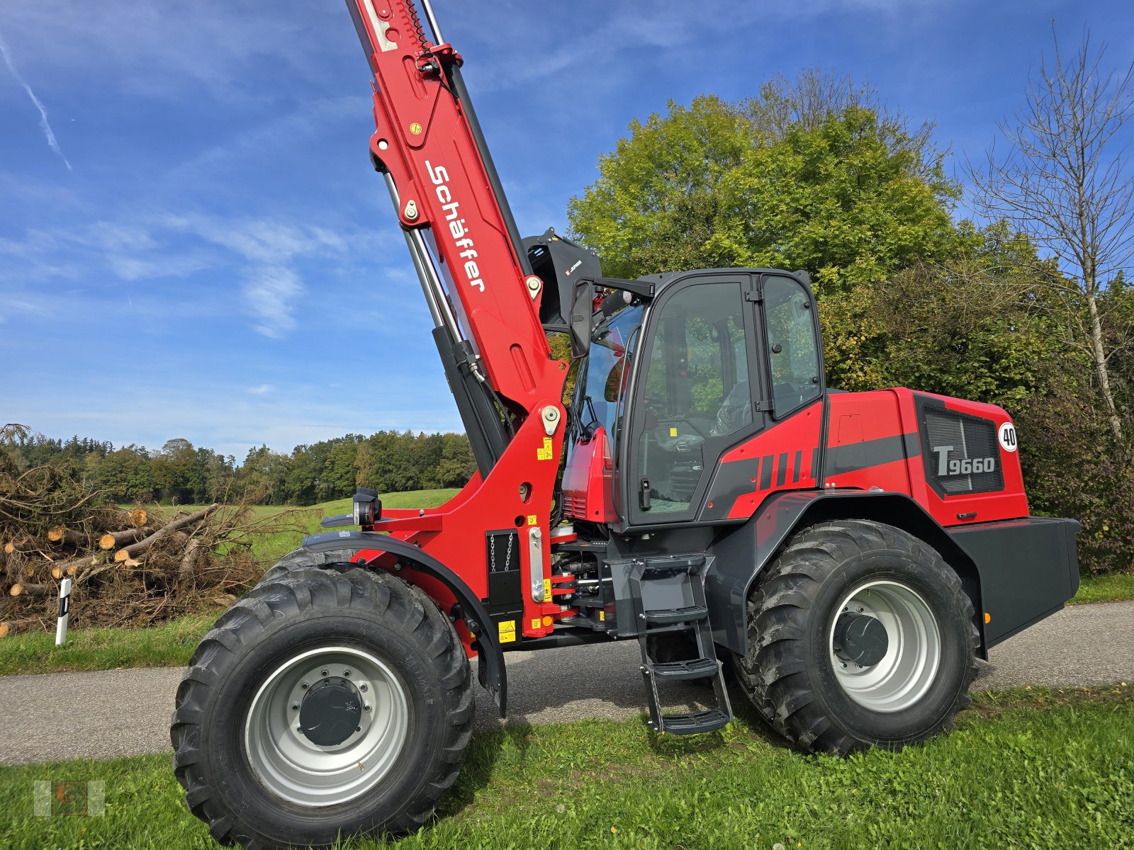 Teleskoplader typu Schäffer 9660 T, Neumaschine v Gerolsbach (Obrázek 8)