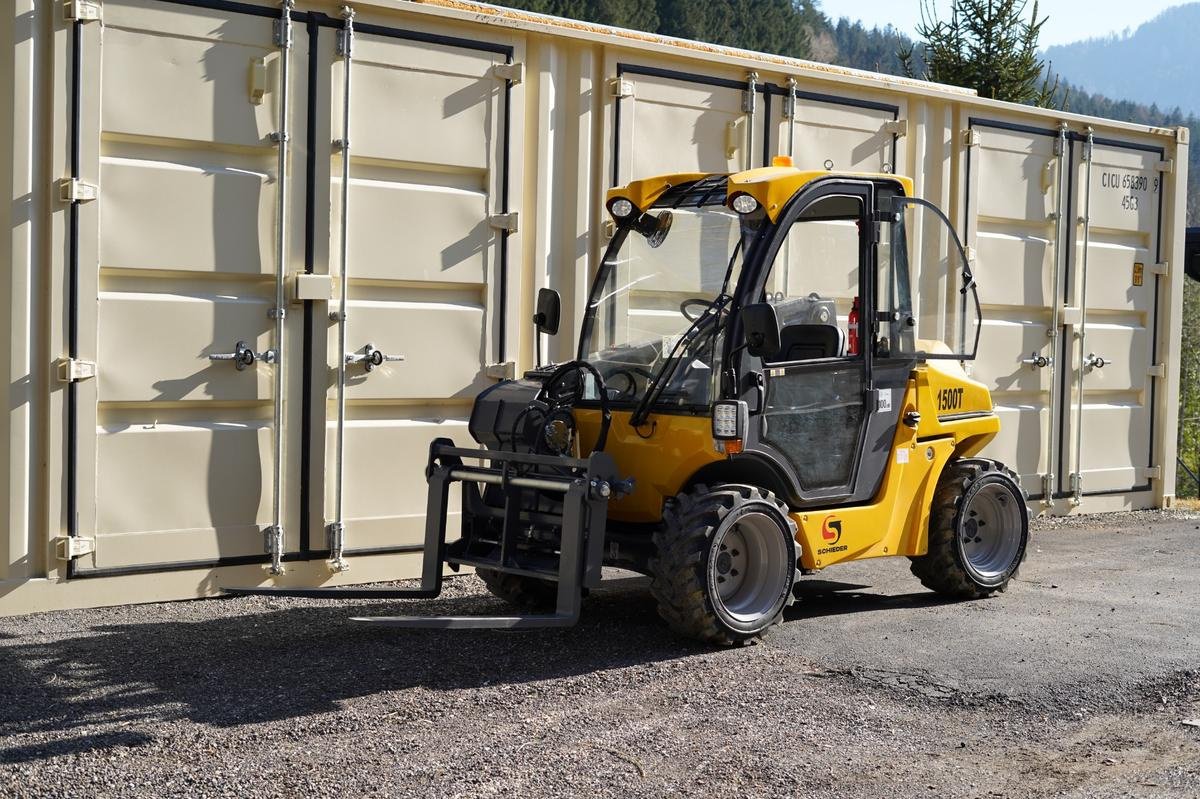 Teleskoplader des Typs schieder 4WD Teleskoplader/Hoflader1500T mit PERKINS-Motor, Neumaschine in mixnitz (Bild 8)