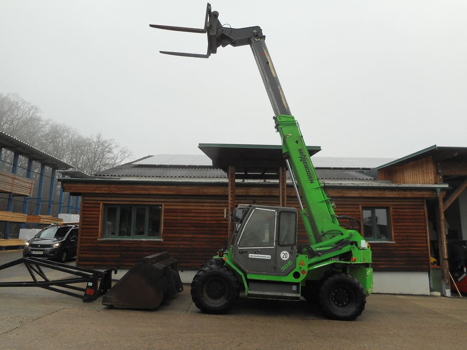 Teleskoplader a típus Sennebogen 305 ( 5 Tonnen - 7,3 Meter ) Gabel Schaufel Kran, Gebrauchtmaschine ekkor: St. Nikolai ob Draßling (Kép 19)