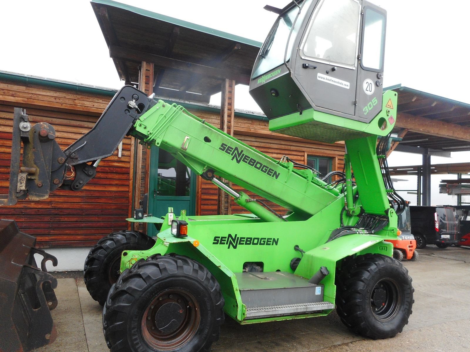 Teleskoplader a típus Sennebogen 305 ( 5 Tonnen - 7,3 Meter ) Gabel Schaufel Kran, Gebrauchtmaschine ekkor: St. Nikolai ob Draßling (Kép 2)