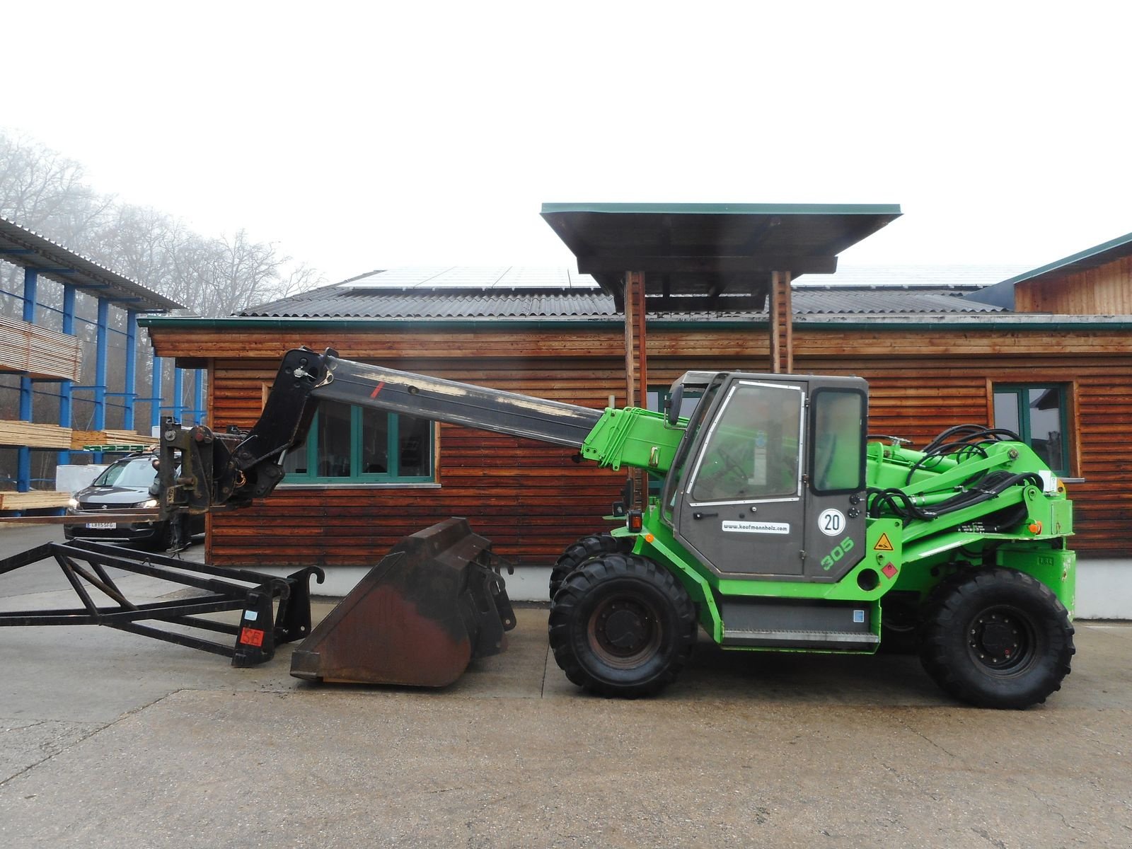 Teleskoplader a típus Sennebogen 305 ( 5 Tonnen - 7,3 Meter ) Gabel Schaufel Kran, Gebrauchtmaschine ekkor: St. Nikolai ob Draßling (Kép 18)