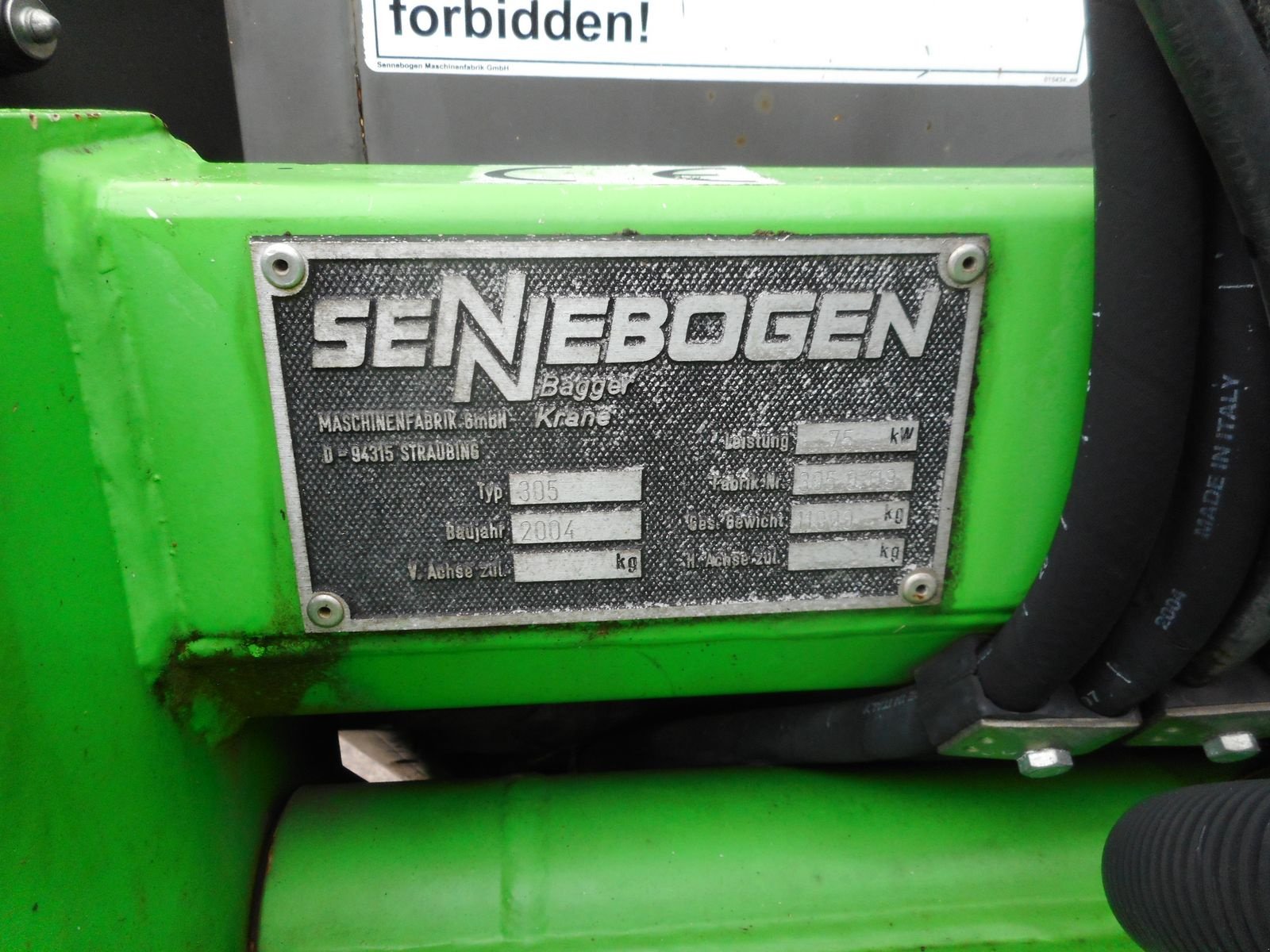 Teleskoplader a típus Sennebogen 305 ( 5 Tonnen - 7,3 Meter ) Gabel Schaufel Kran, Gebrauchtmaschine ekkor: St. Nikolai ob Draßling (Kép 10)