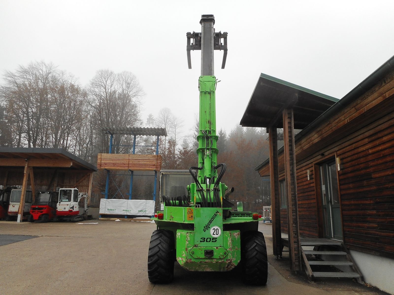 Teleskoplader a típus Sennebogen 305 ( 5 Tonnen - 7,3 Meter ) Gabel Schaufel Kran, Gebrauchtmaschine ekkor: St. Nikolai ob Draßling (Kép 20)