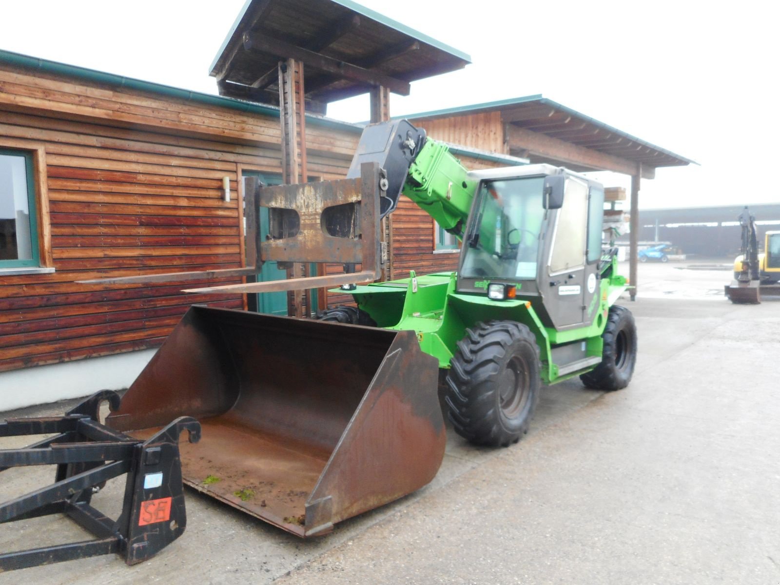 Teleskoplader a típus Sennebogen 305 ( 5 Tonnen - 7,3 Meter ) Gabel Schaufel Kran, Gebrauchtmaschine ekkor: St. Nikolai ob Draßling (Kép 4)