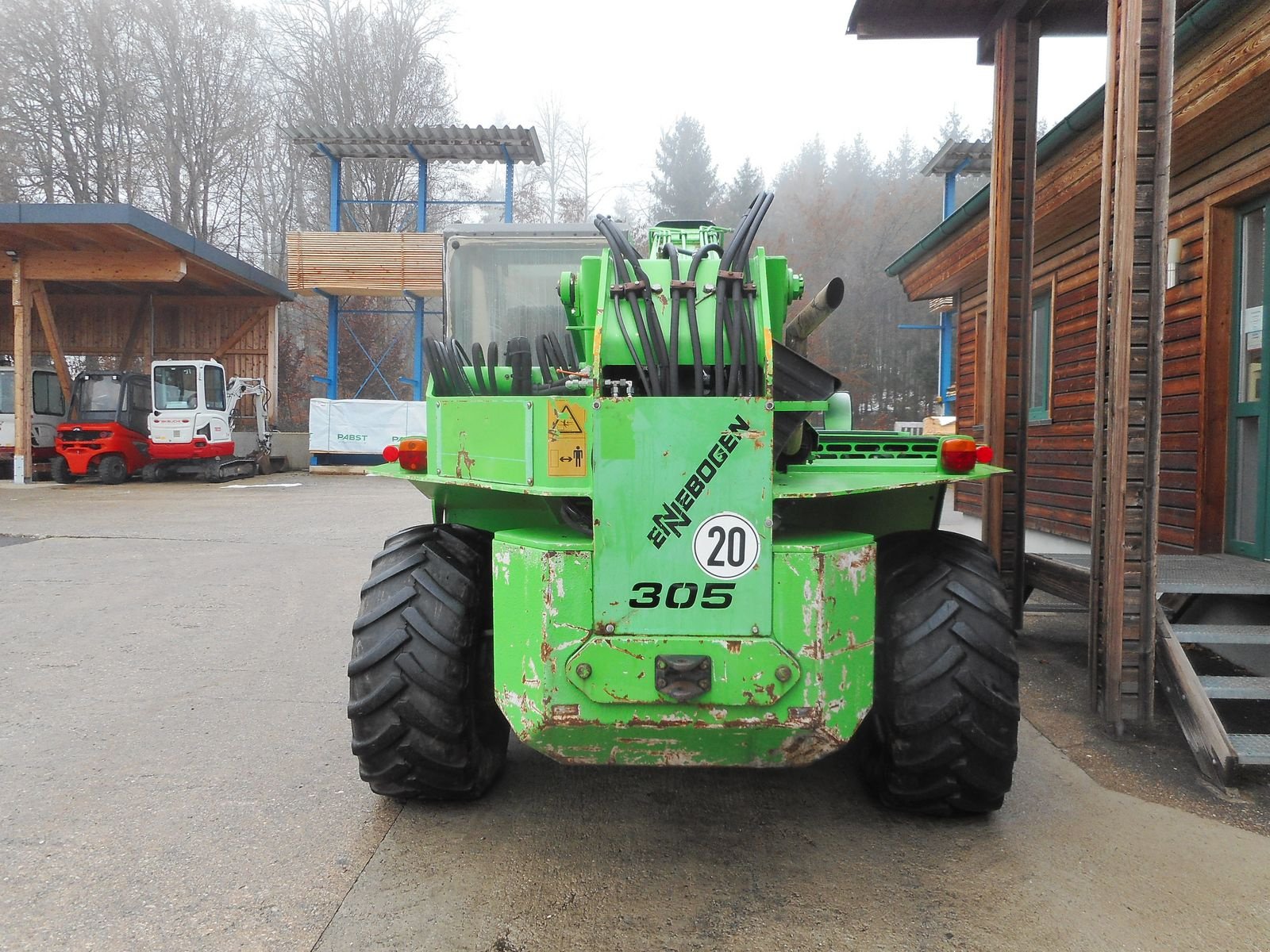 Teleskoplader a típus Sennebogen 305 ( 5 Tonnen - 7,3 Meter ) Gabel Schaufel Kran, Gebrauchtmaschine ekkor: St. Nikolai ob Draßling (Kép 5)