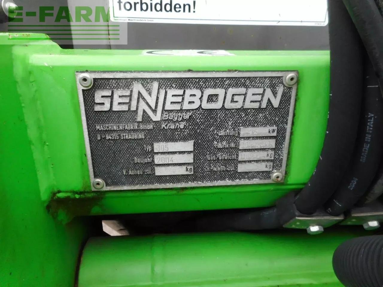 Teleskoplader tipa Sieger 305 ( 5 tonnen - 7,3 meter ) gabel schaufel kran, Gebrauchtmaschine u ST. NIKOLAI/DR. (Slika 10)