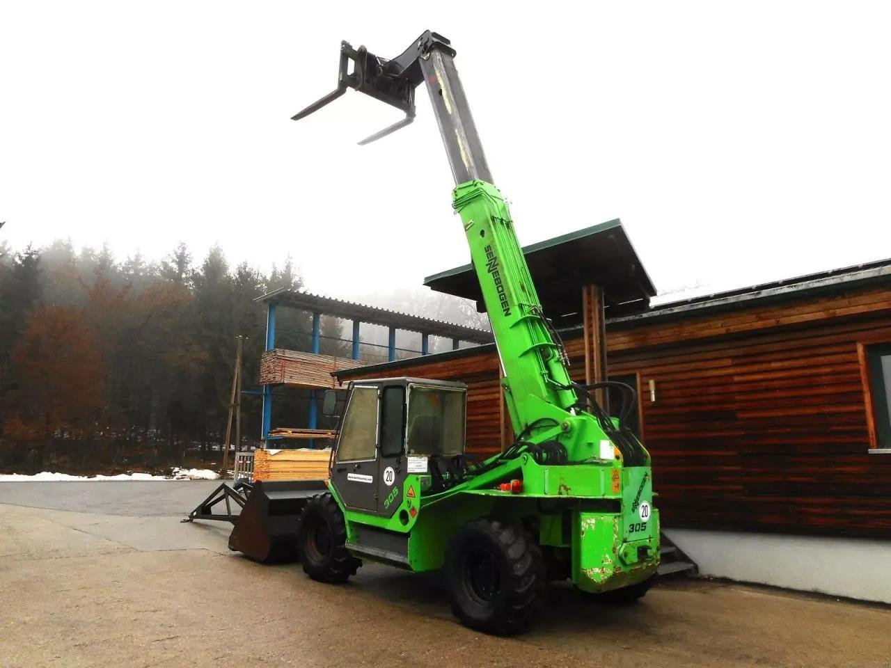 Teleskoplader tipa Sieger 305 ( 5 tonnen - 7,3 meter ) gabel schaufel kran, Gebrauchtmaschine u ST. NIKOLAI/DR. (Slika 21)