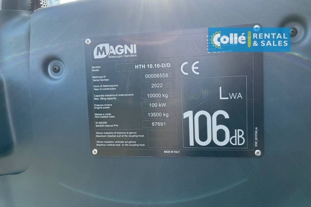 Teleskoplader of the type Sonstige MAGNI HTH 10.10 2023, Neumaschine in Sittard (Picture 11)